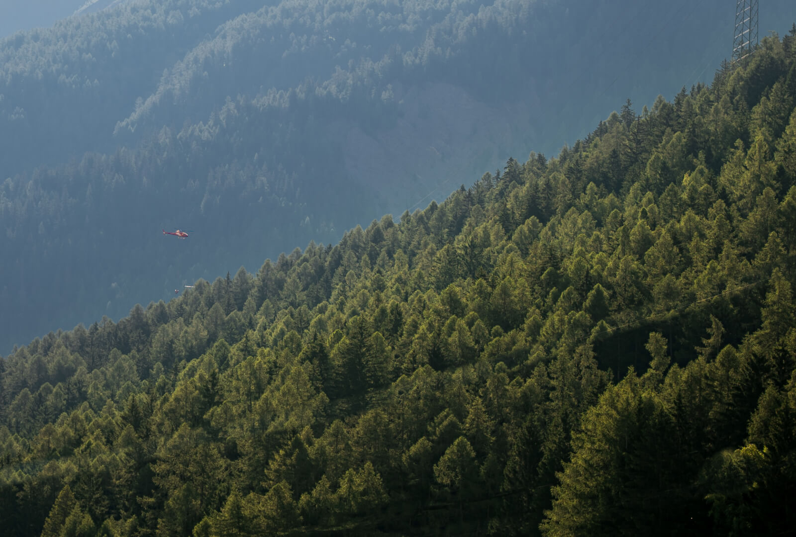 Helikopter-Transport